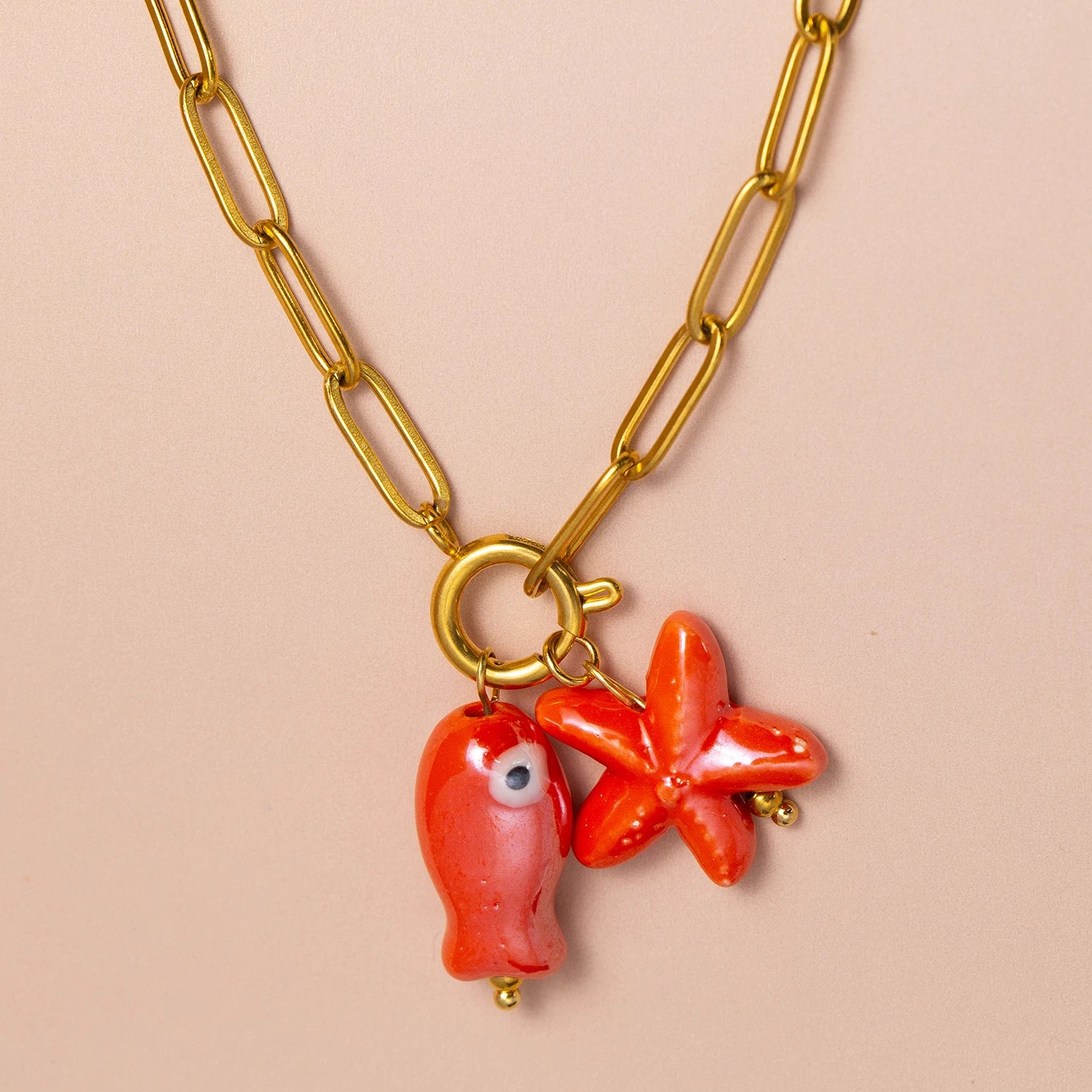 Fish&Starfish Necklace