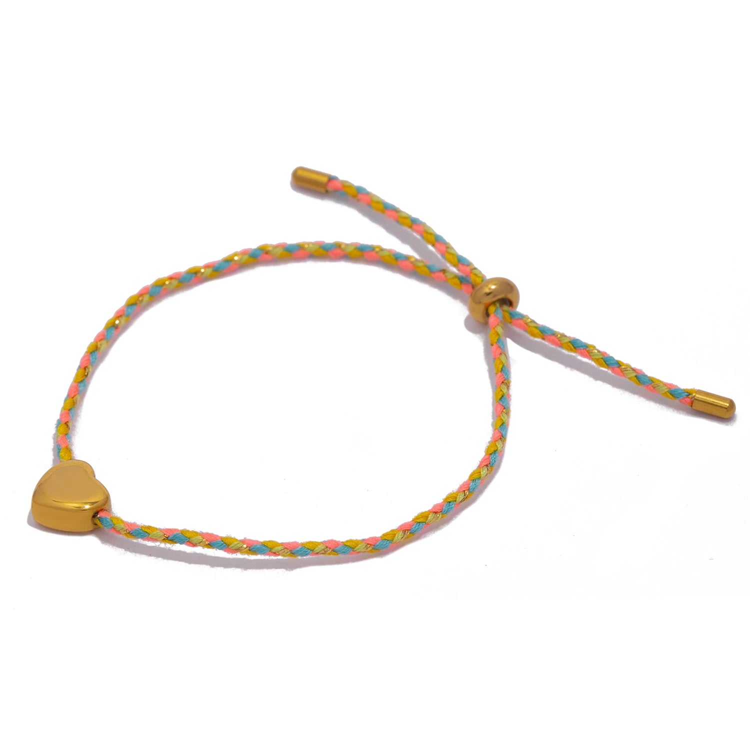 Colorful Heart Rope Bracelet