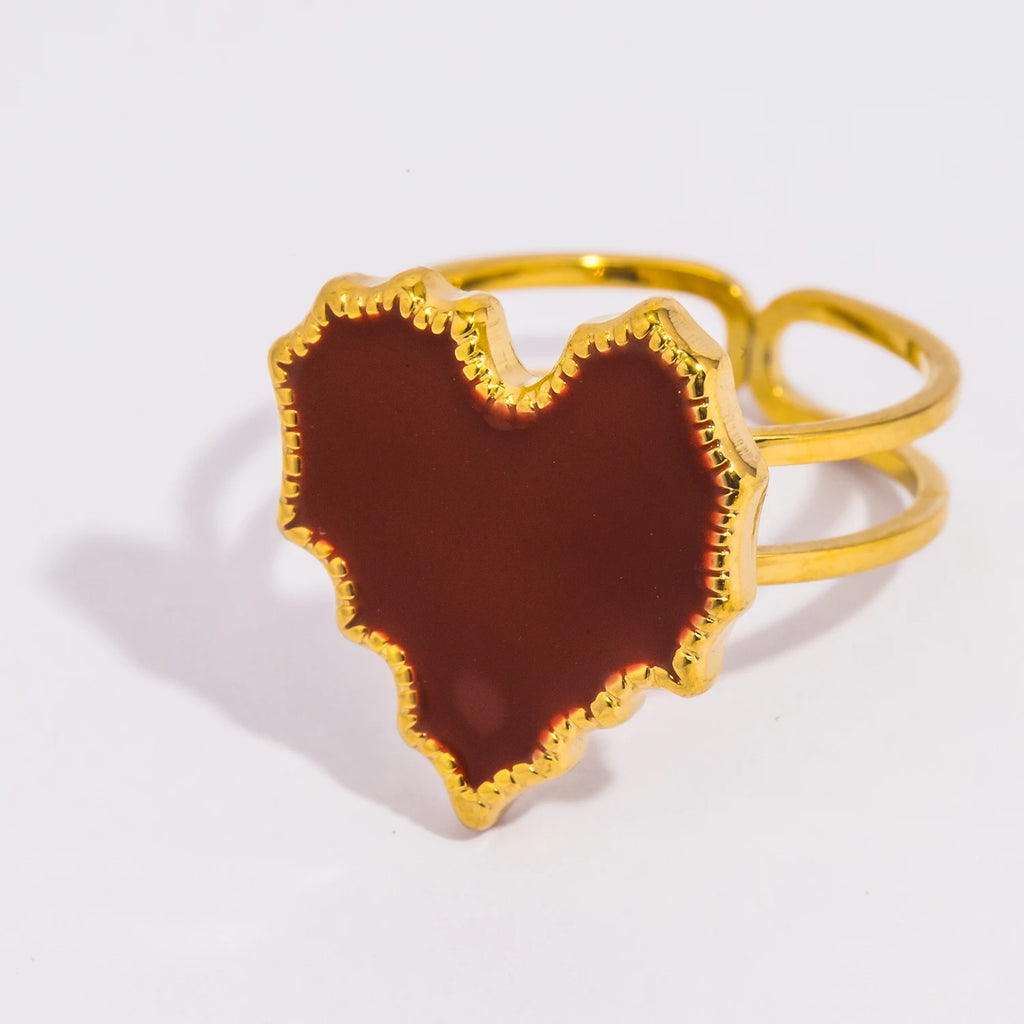 Red & Black Golden Rings