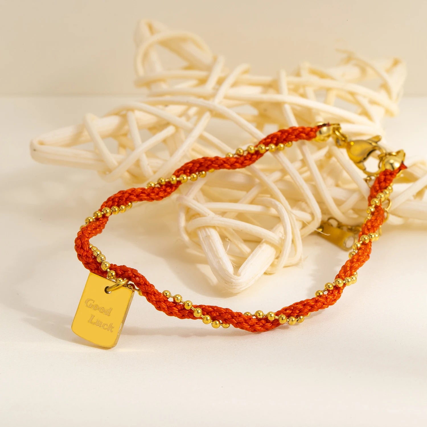 Braided Good Luck Charm Bracelet