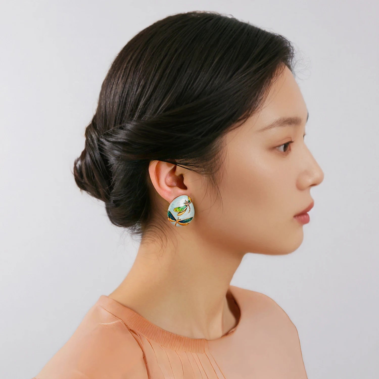 Colorful Dragonfly Earrings