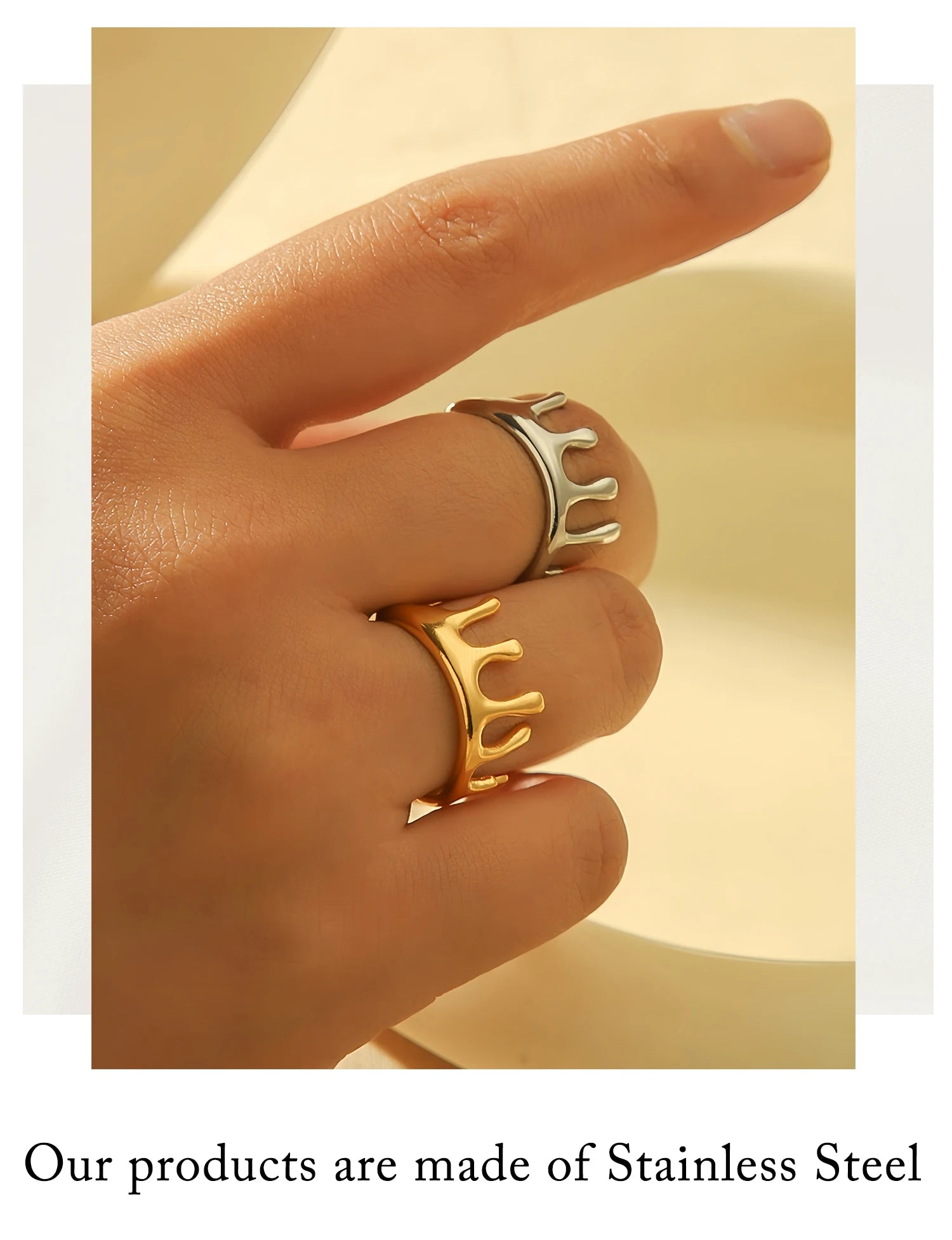 Crown Charm Ring