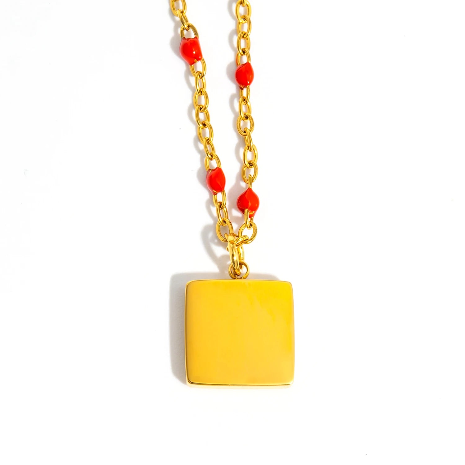 Square Cherry Necklace