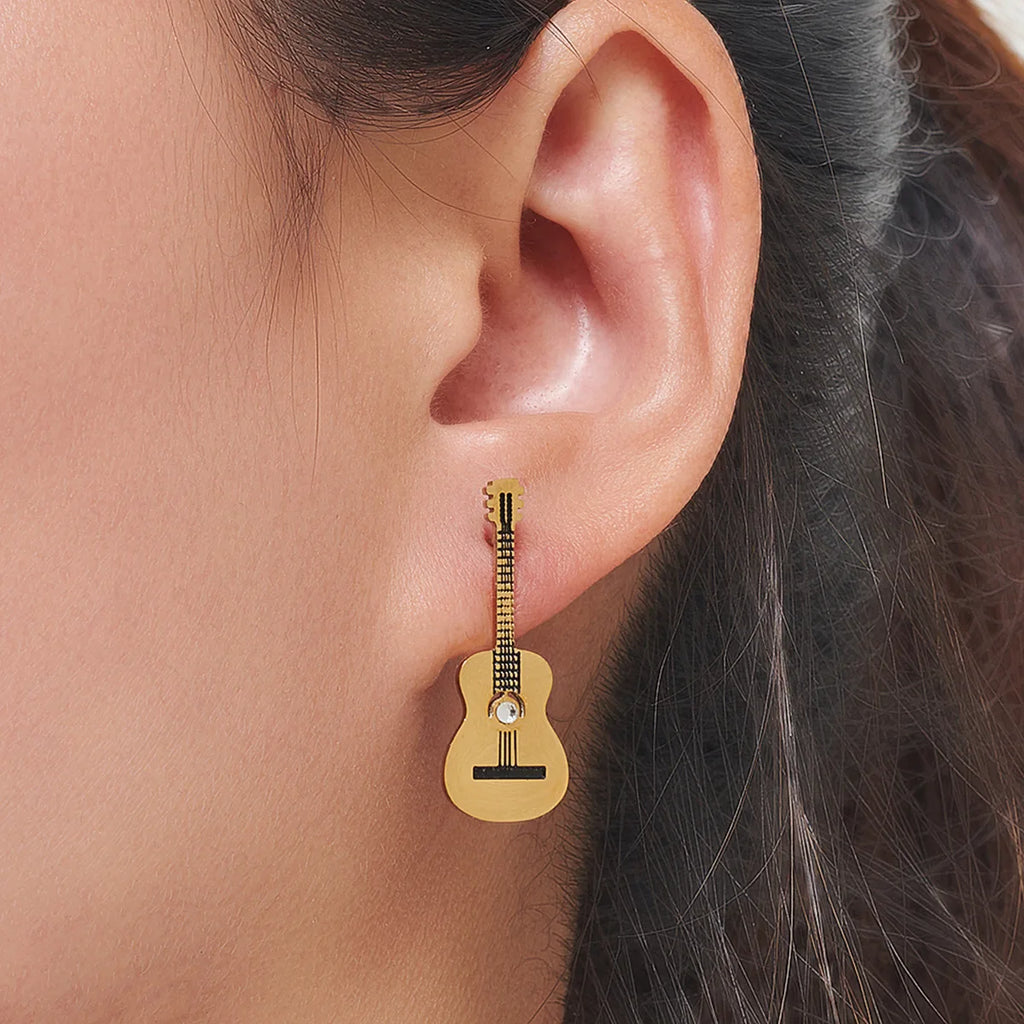 Guitar Stud Earrings