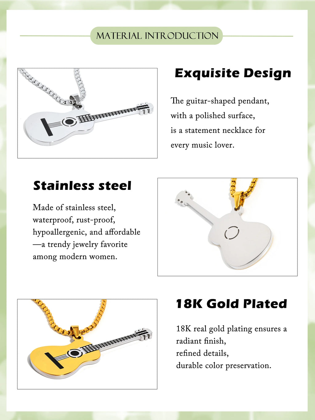 Guitar Necklace
