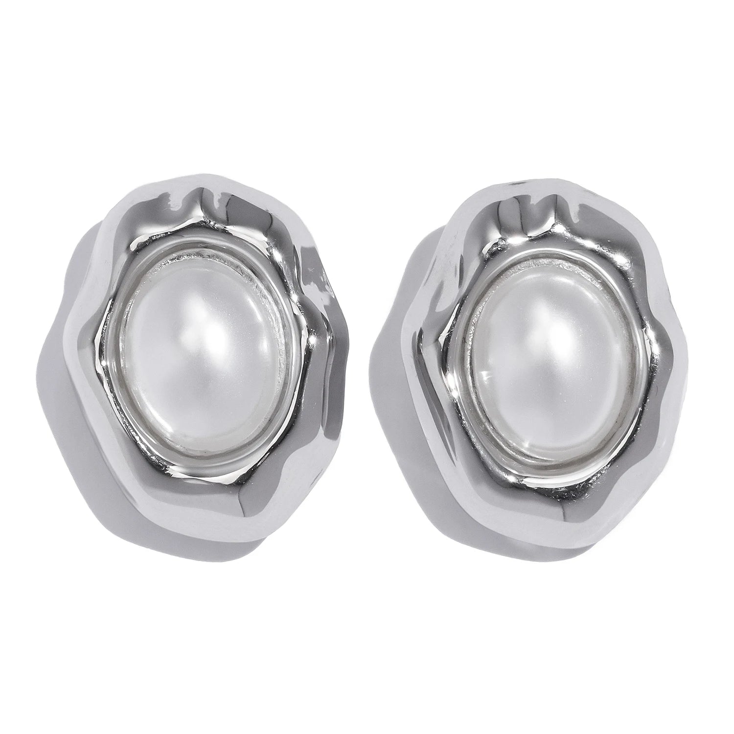 French-style Natural GemStone Earrings