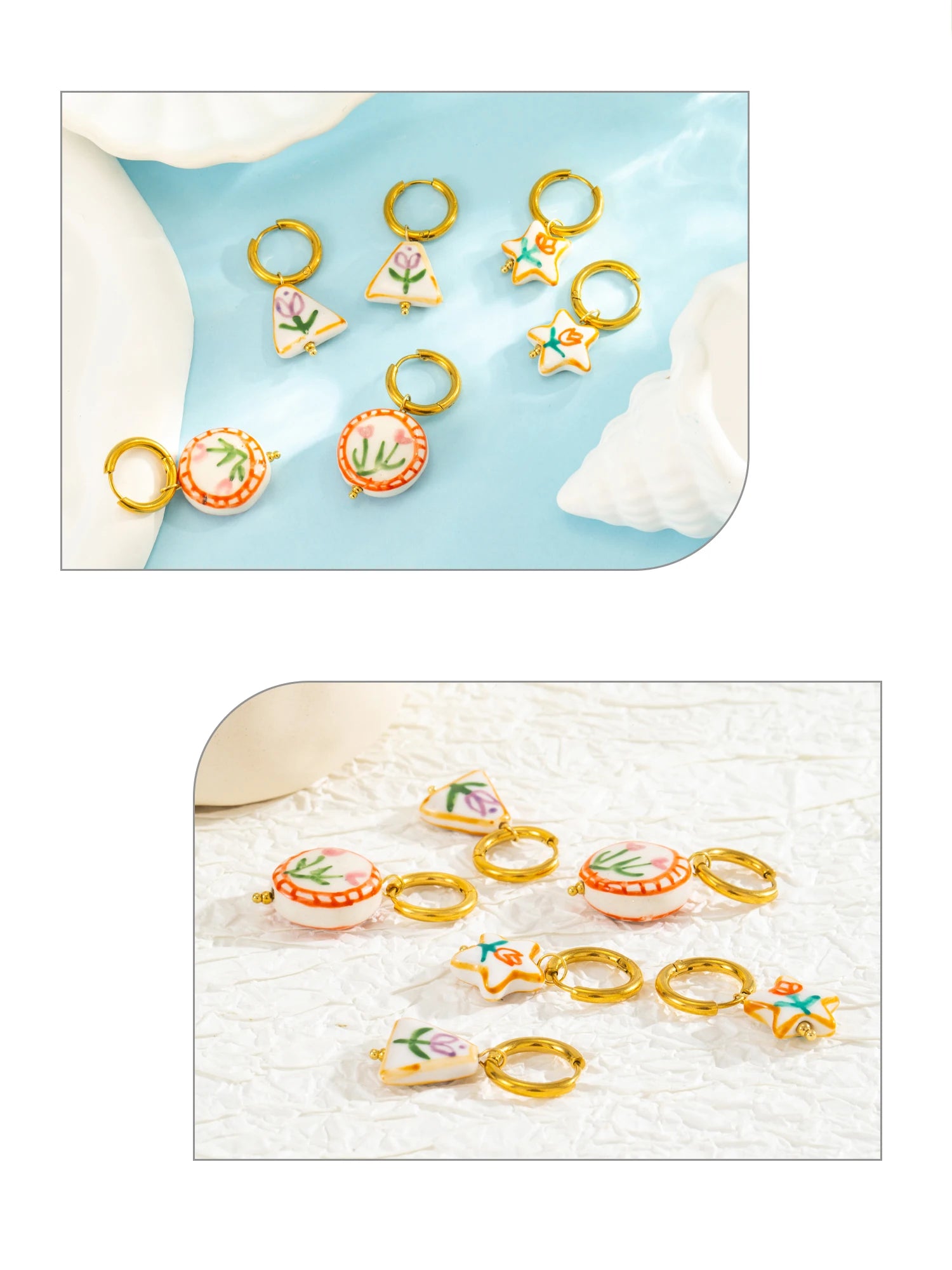 Doodle Flower Earrings