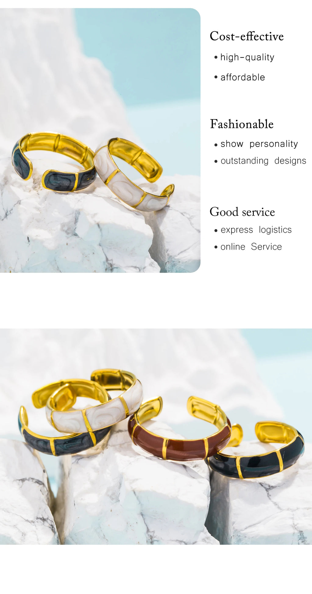 Bamboo Design Ring