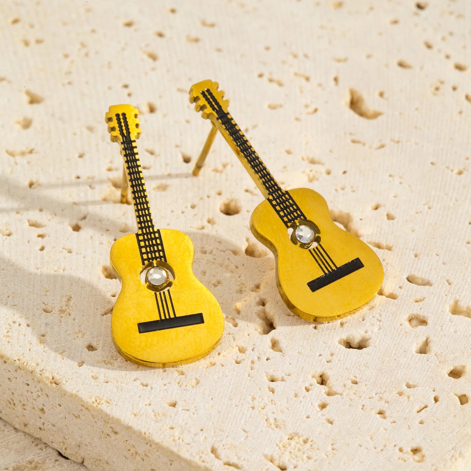 Guitar Stud Earrings