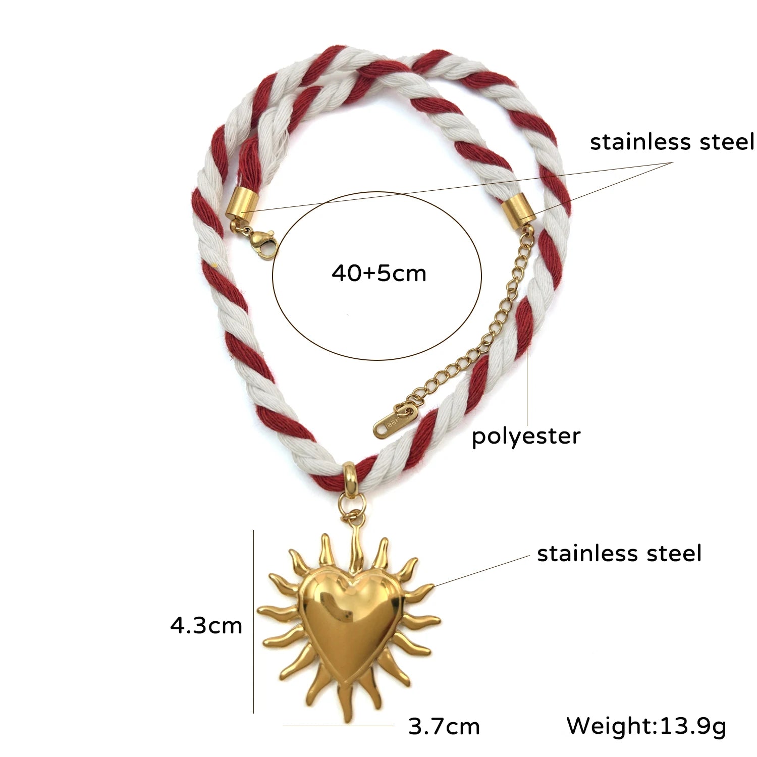 Heart & Sun Necklaces