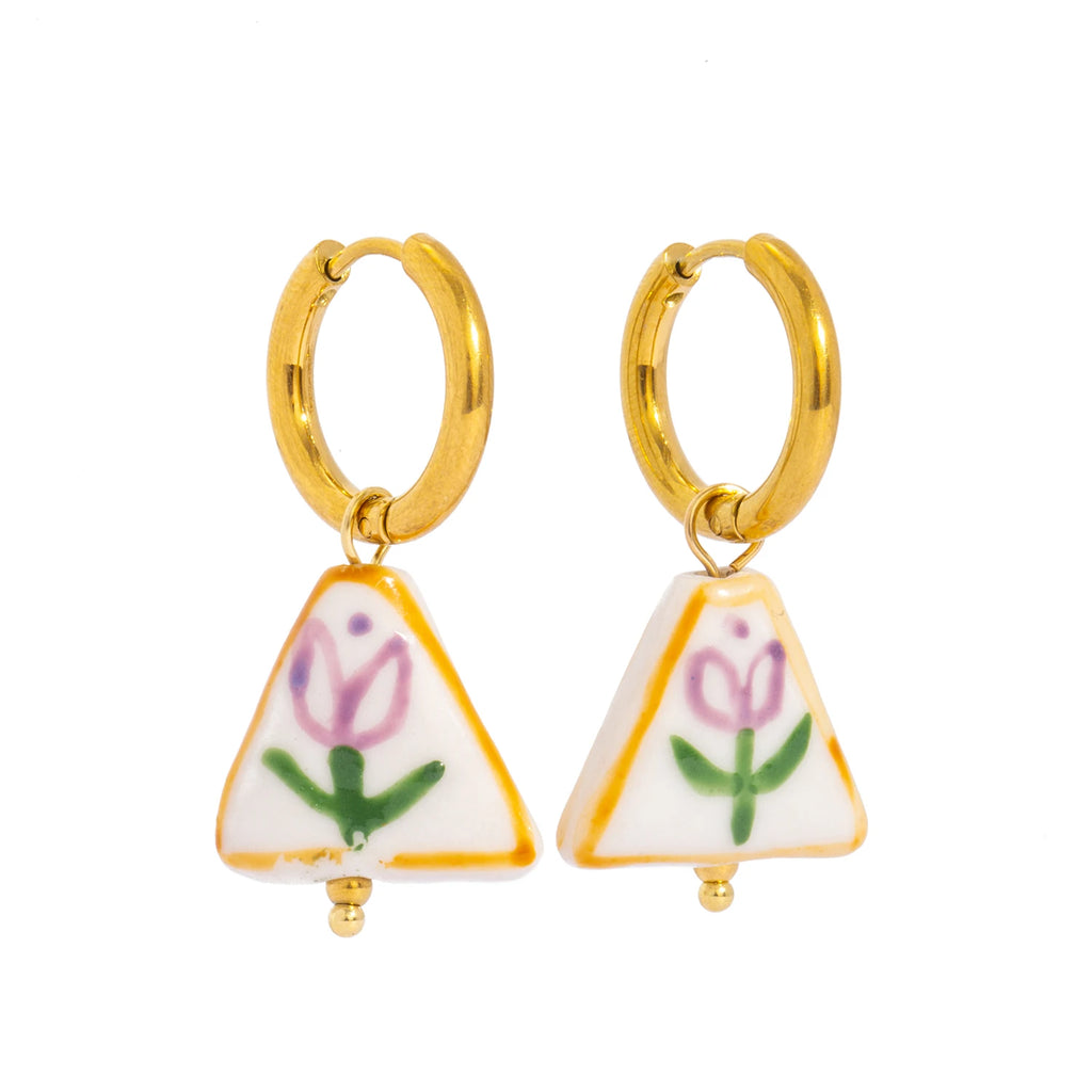 Doodle Flower Earrings