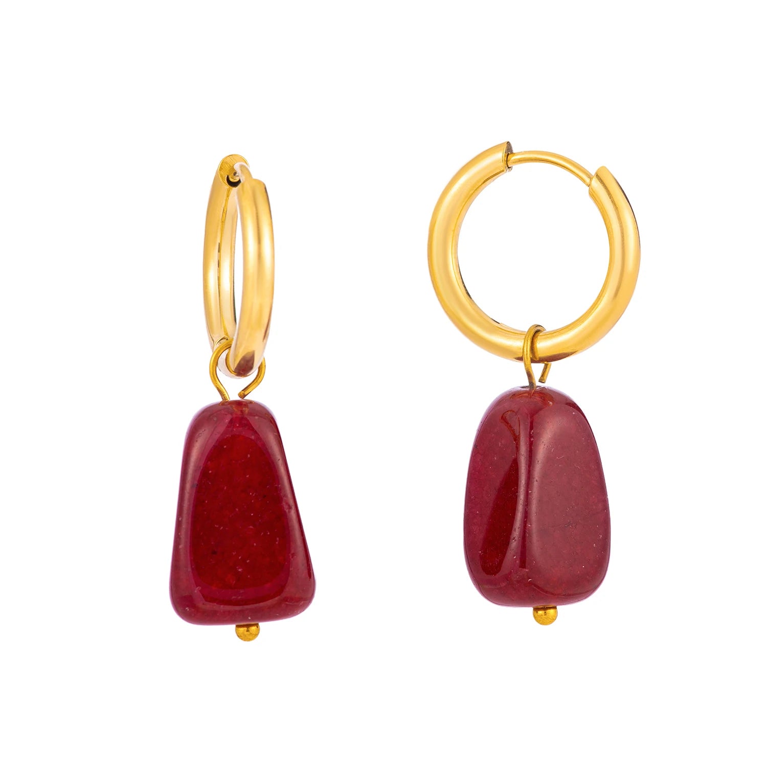 Stone Drop Earrings