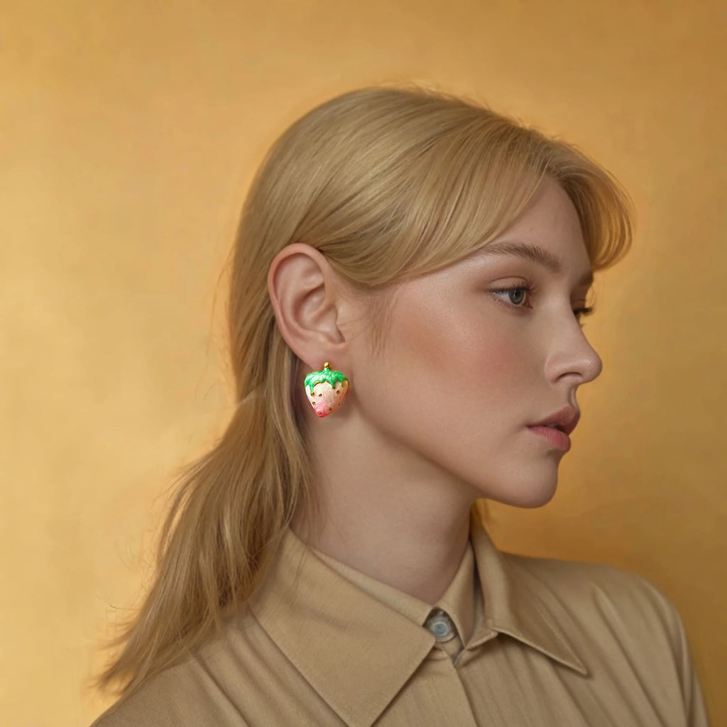 Adorable Strawberry Earrings