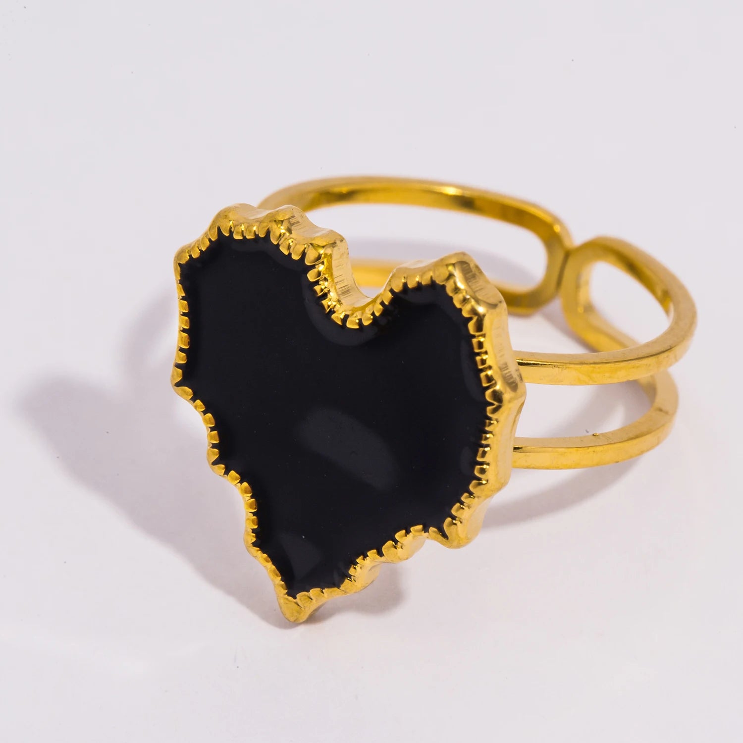 Red & Black Golden Rings