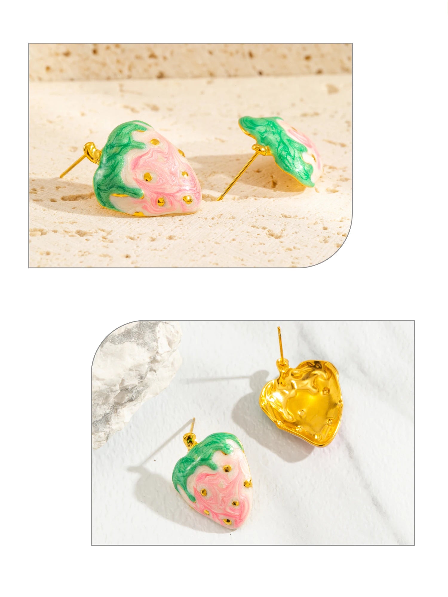Adorable Strawberry Earrings