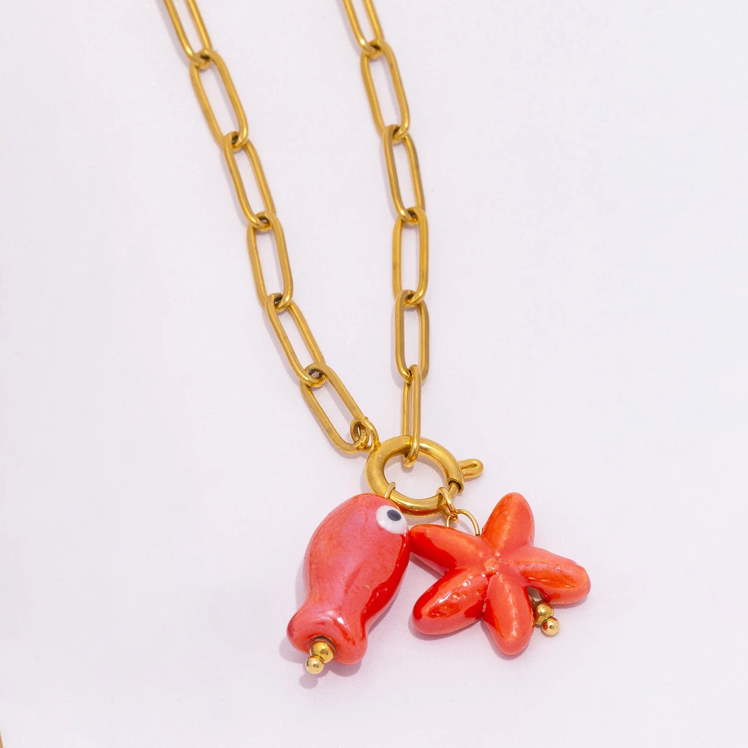 Fish&Starfish Necklace