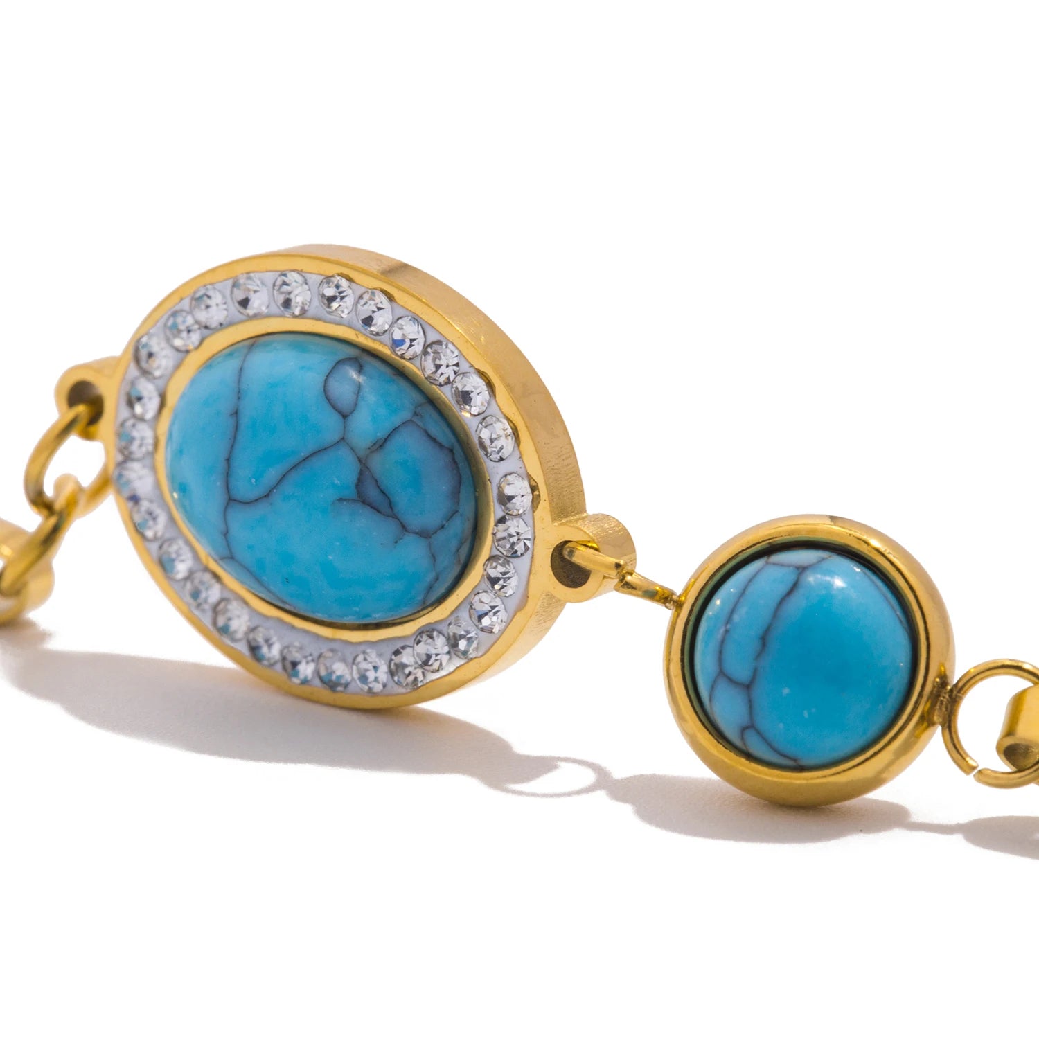 Elliptical Turquoise Bracelet