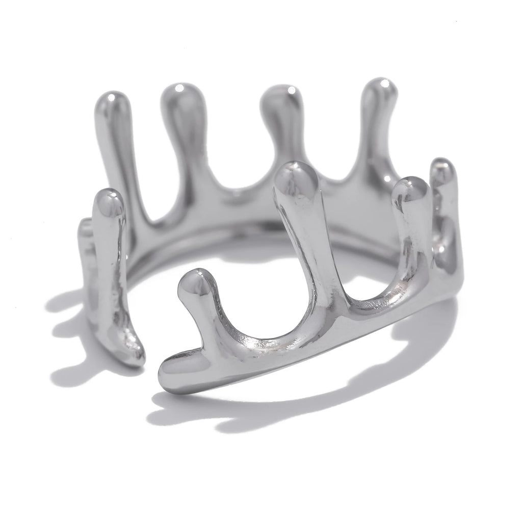 Crown Charm Ring