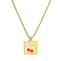 Cherry Lemon Strawberry Necklace