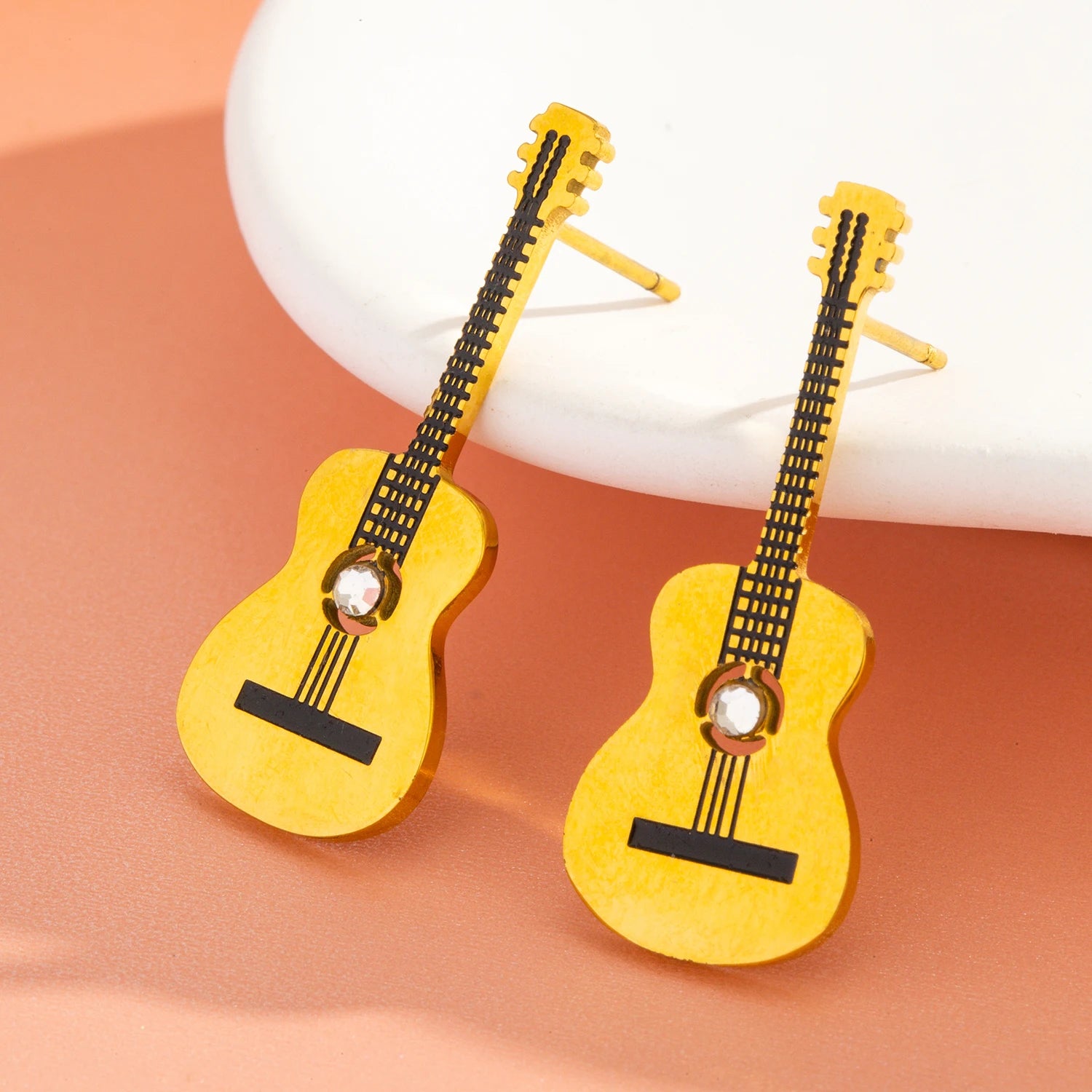 Guitar Stud Earrings