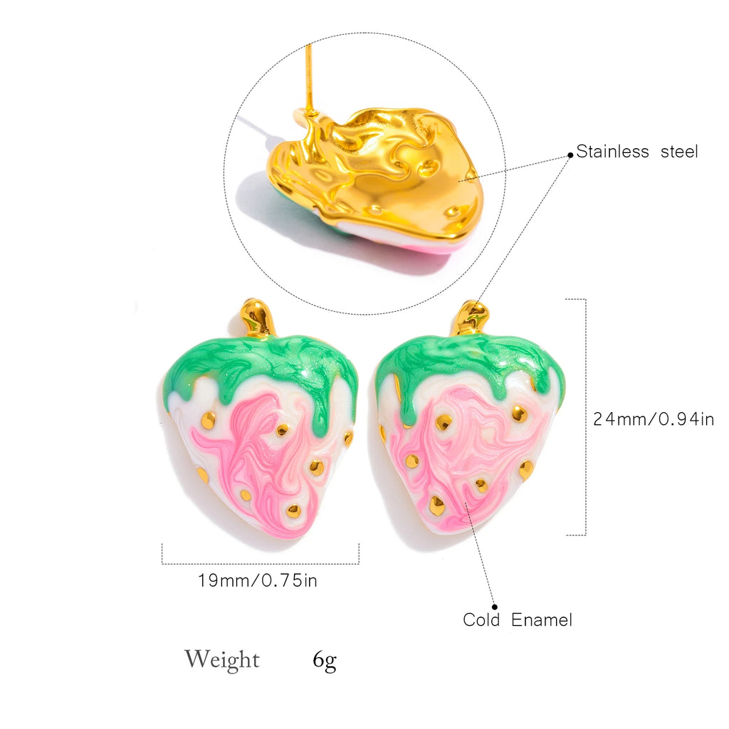Adorable Strawberry Earrings