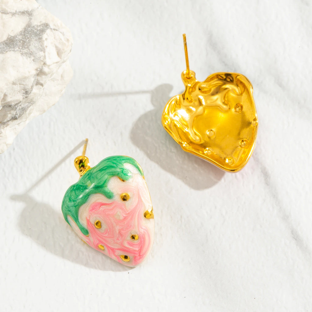 Adorable Strawberry Earrings