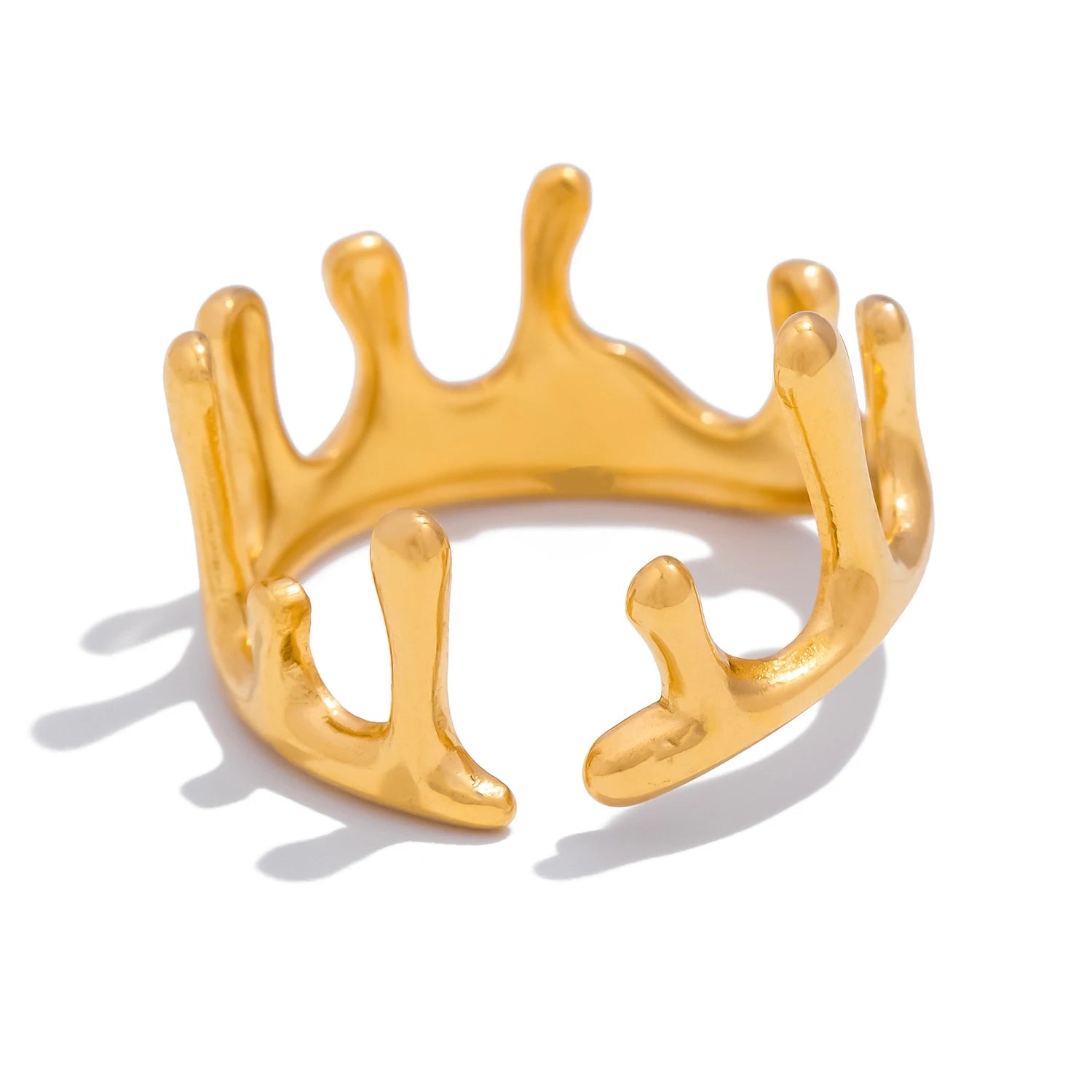 Crown Charm Ring