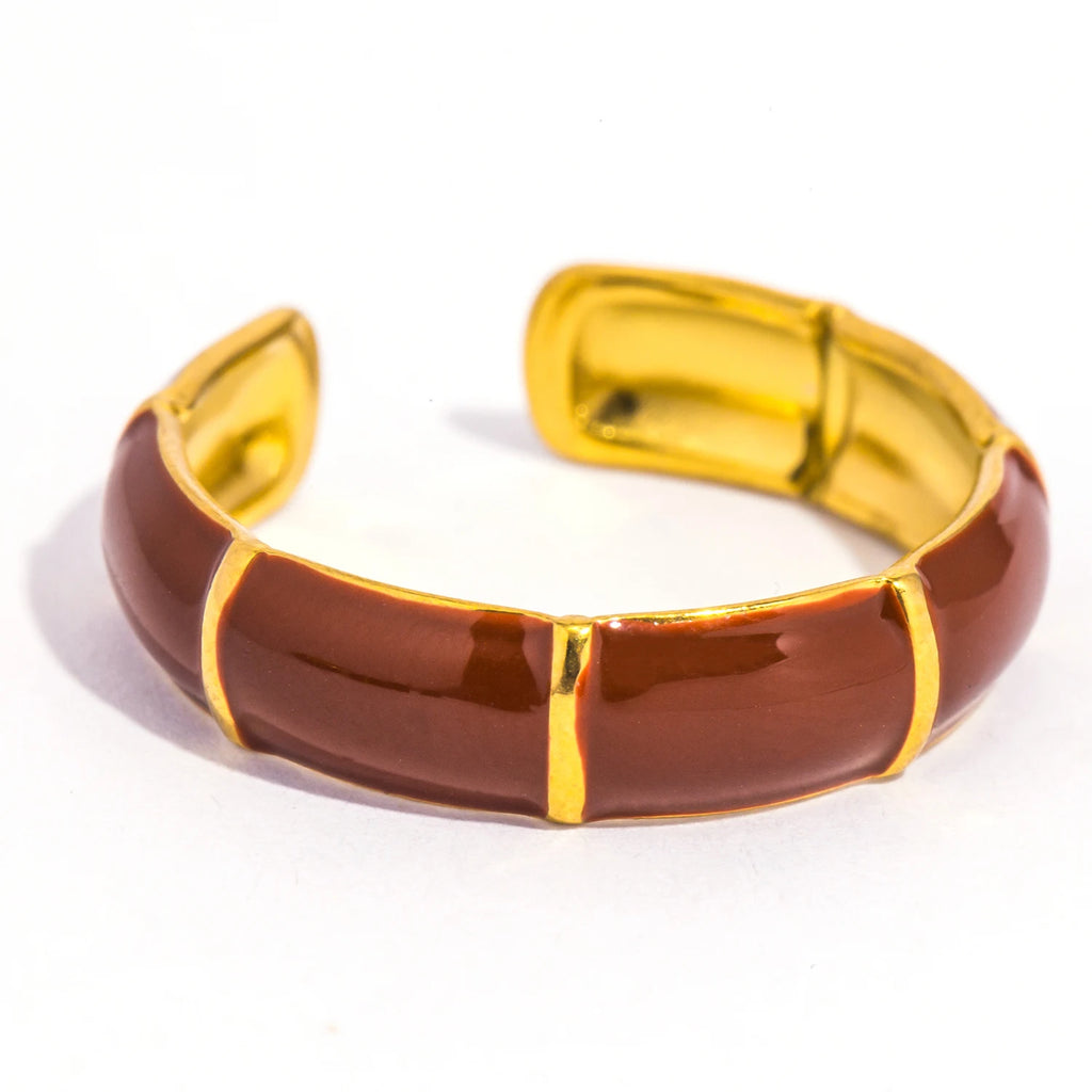 Bamboo Design Ring