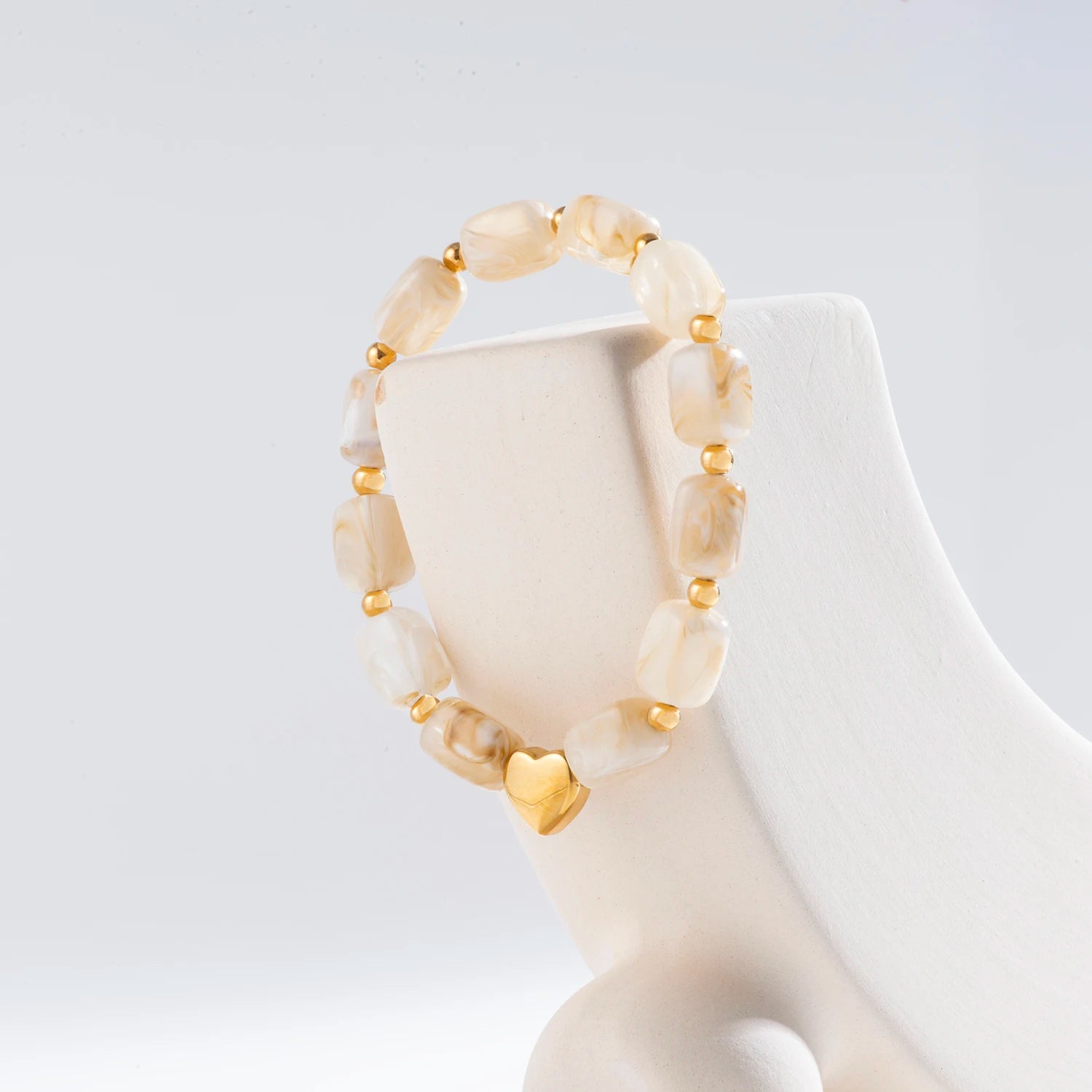 Resin Beads Charm Bracelet