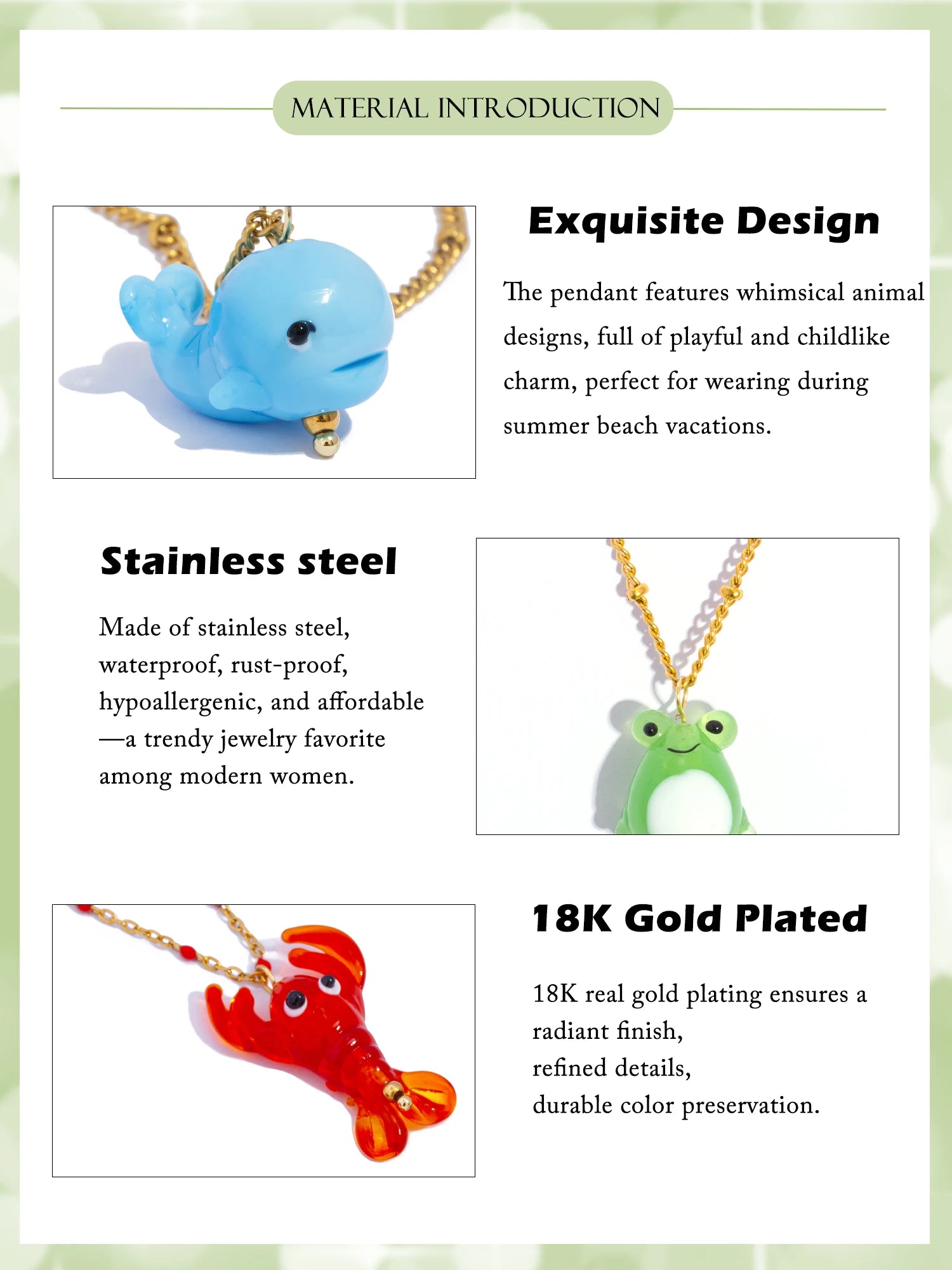 Animal Ocean Necklace