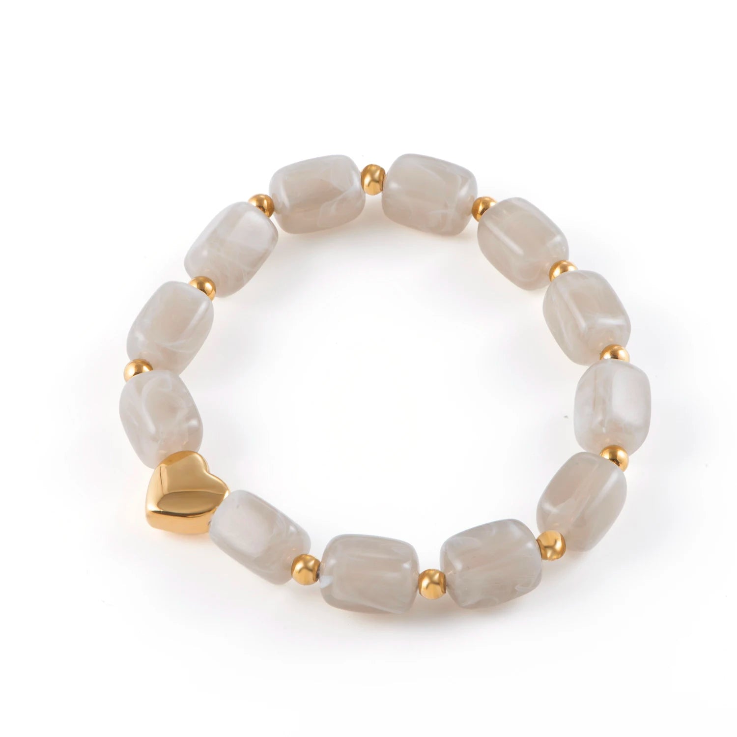 Resin Beads Charm Bracelet