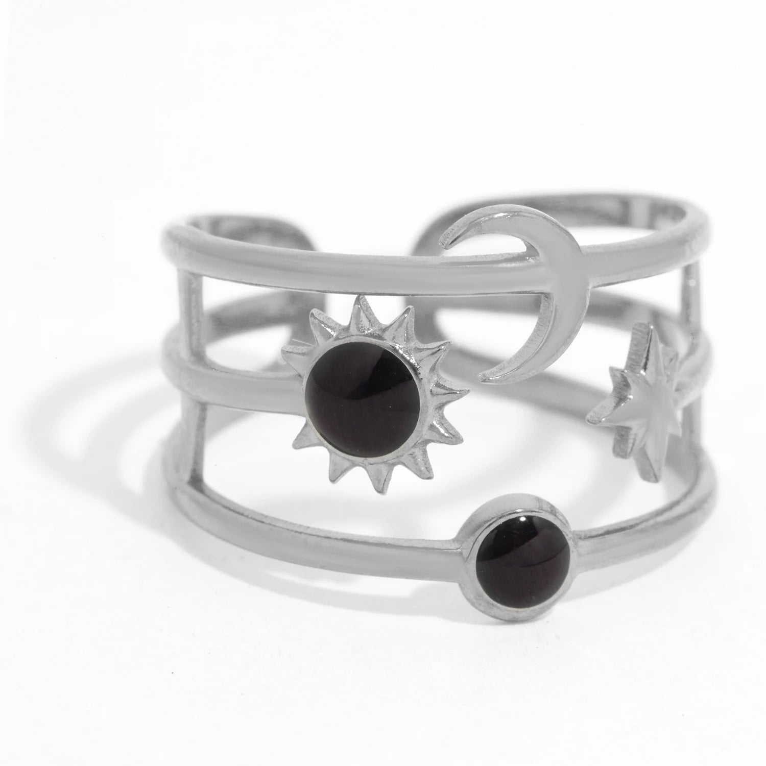 Sun & Moon Star Ring