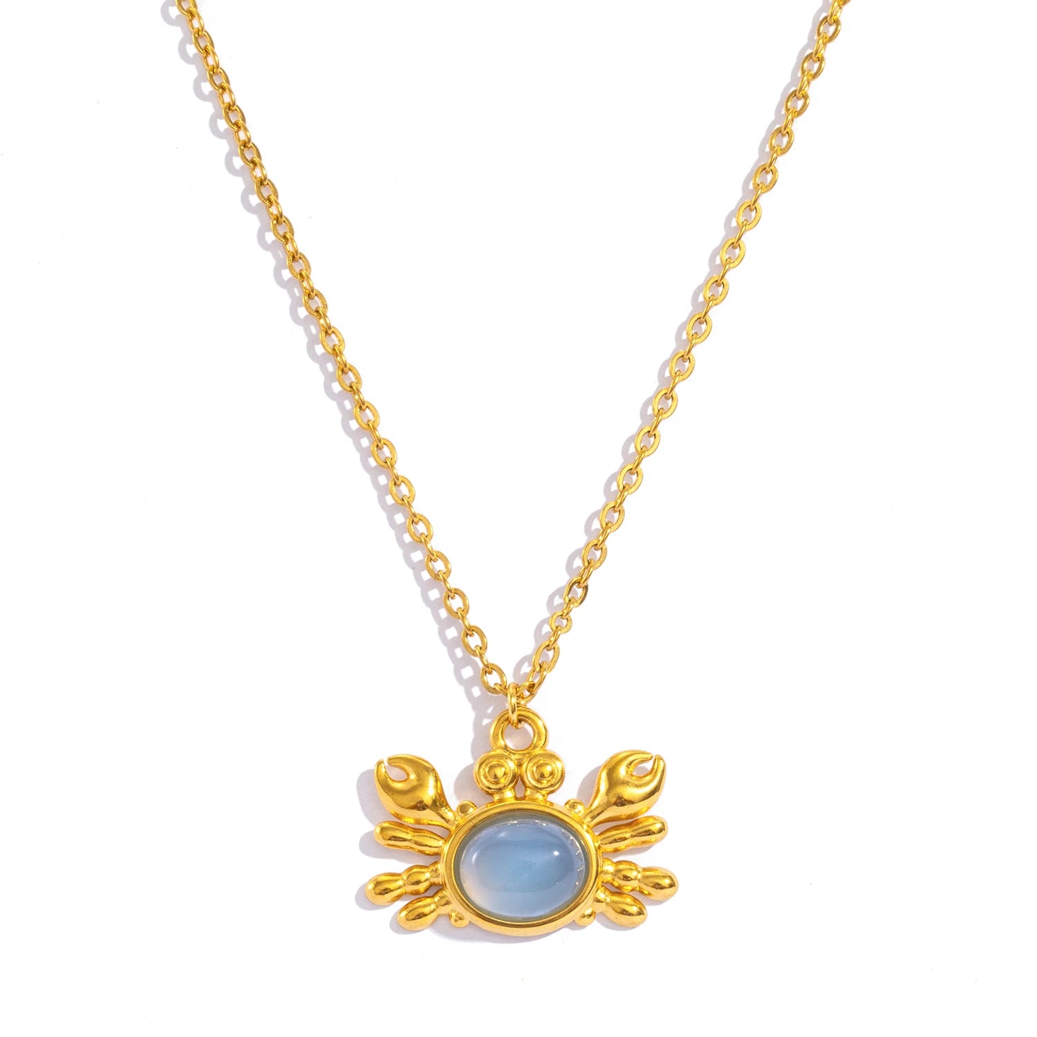 Crab Pendant Necklace