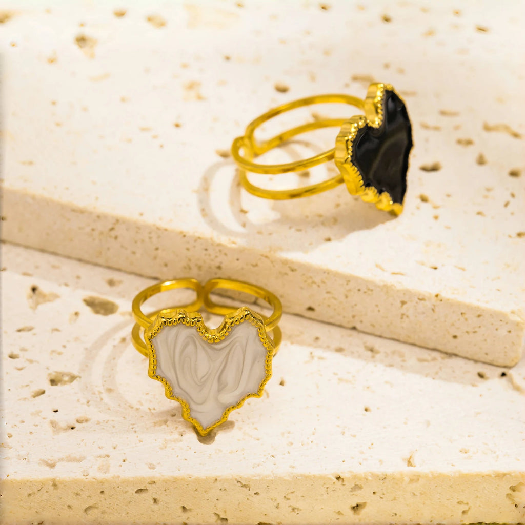 Red & Black Golden Rings
