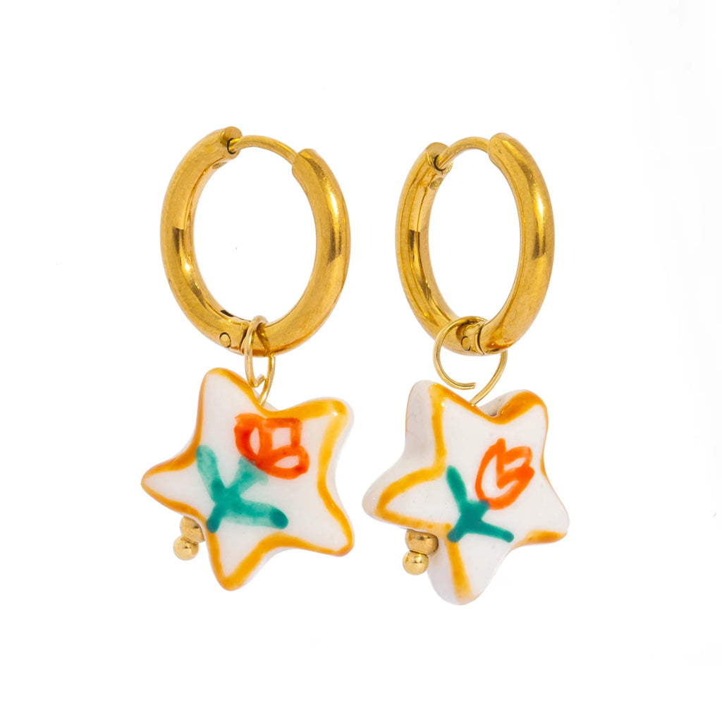 Doodle Flower Earrings