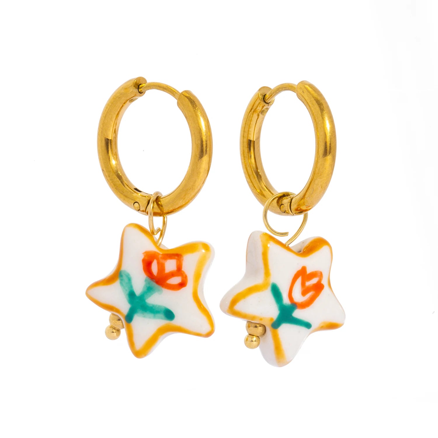 Doodle Flower Earrings