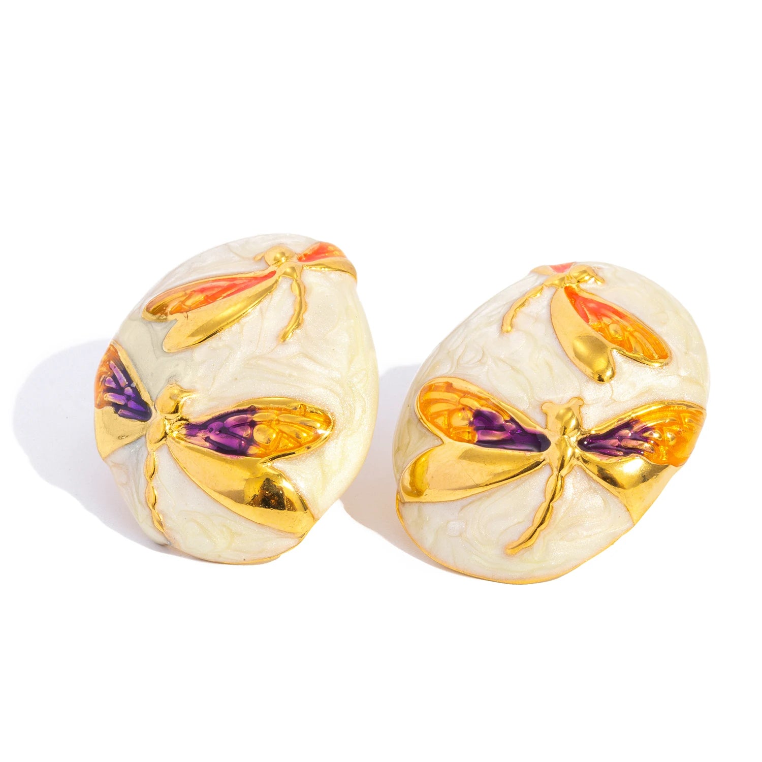 Colorful Dragonfly Earrings