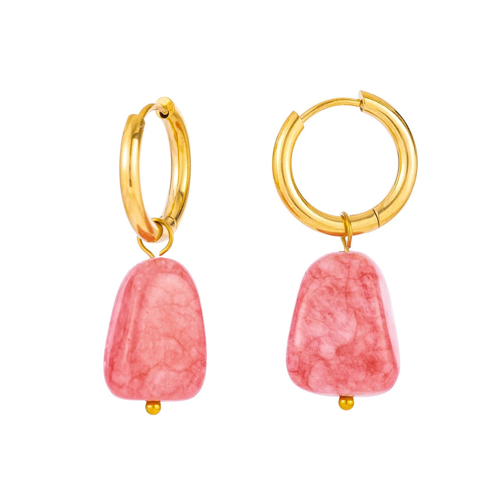 Stone Drop Earrings