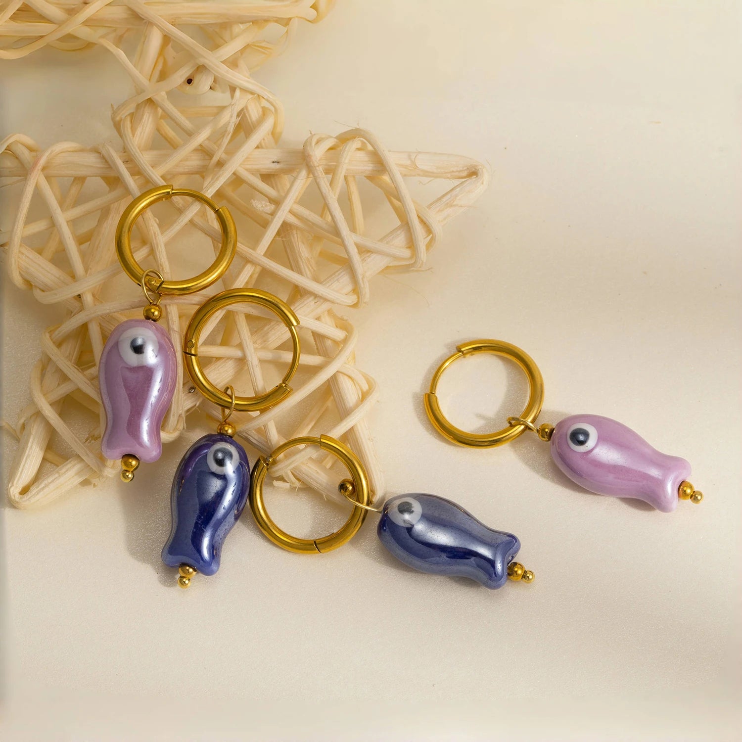 Charm Fish Earrings
