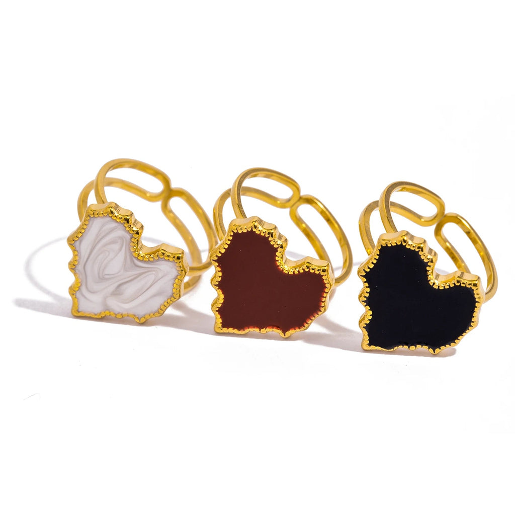 Red & Black Golden Rings