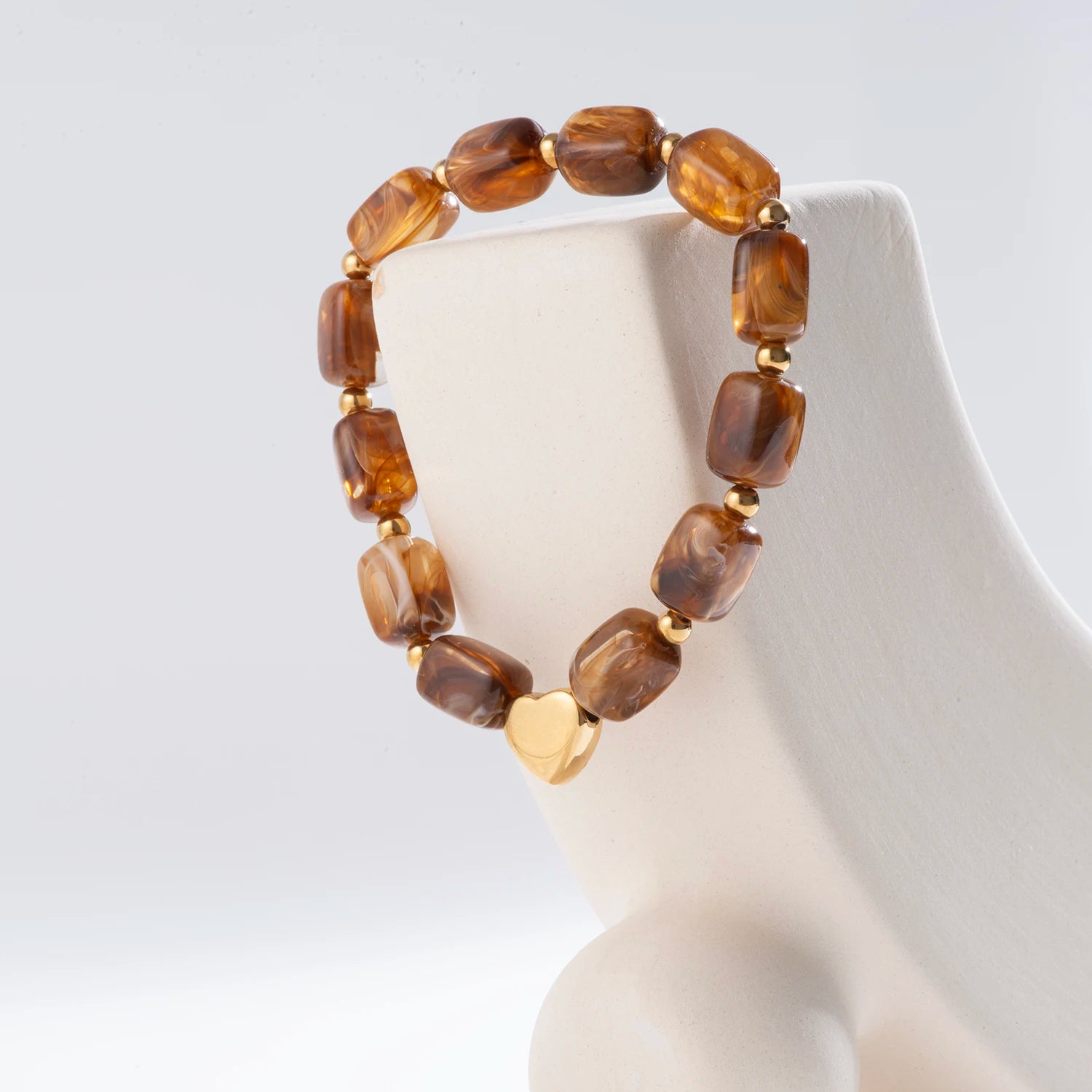 Resin Beads Charm Bracelet