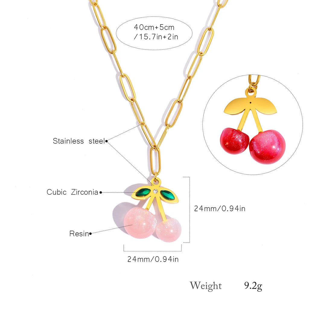 Cherry Charm Necklace