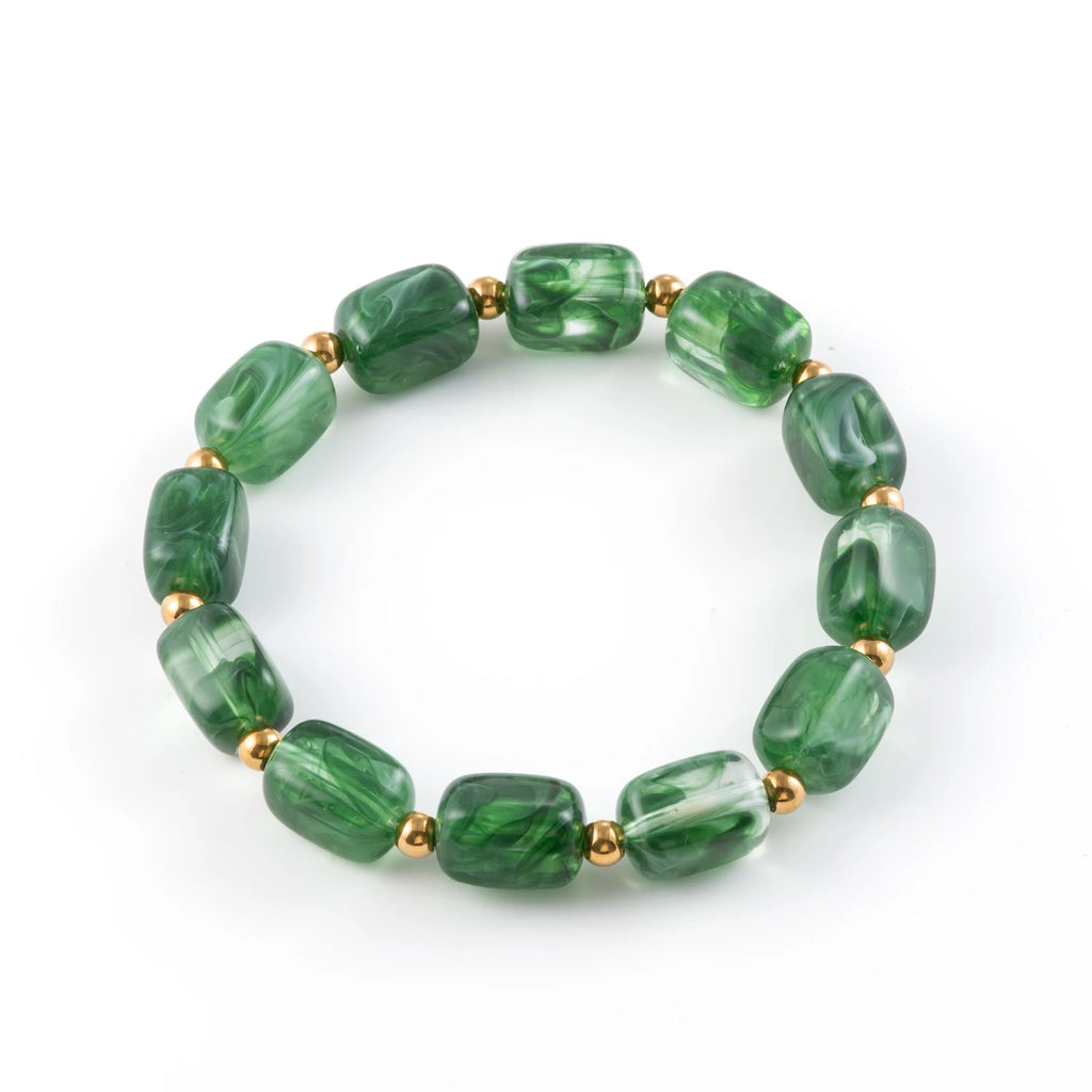 Resin Beads Charm Bracelet