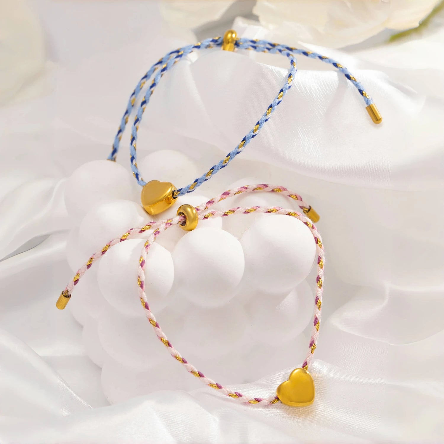 Colorful Heart Rope Bracelet