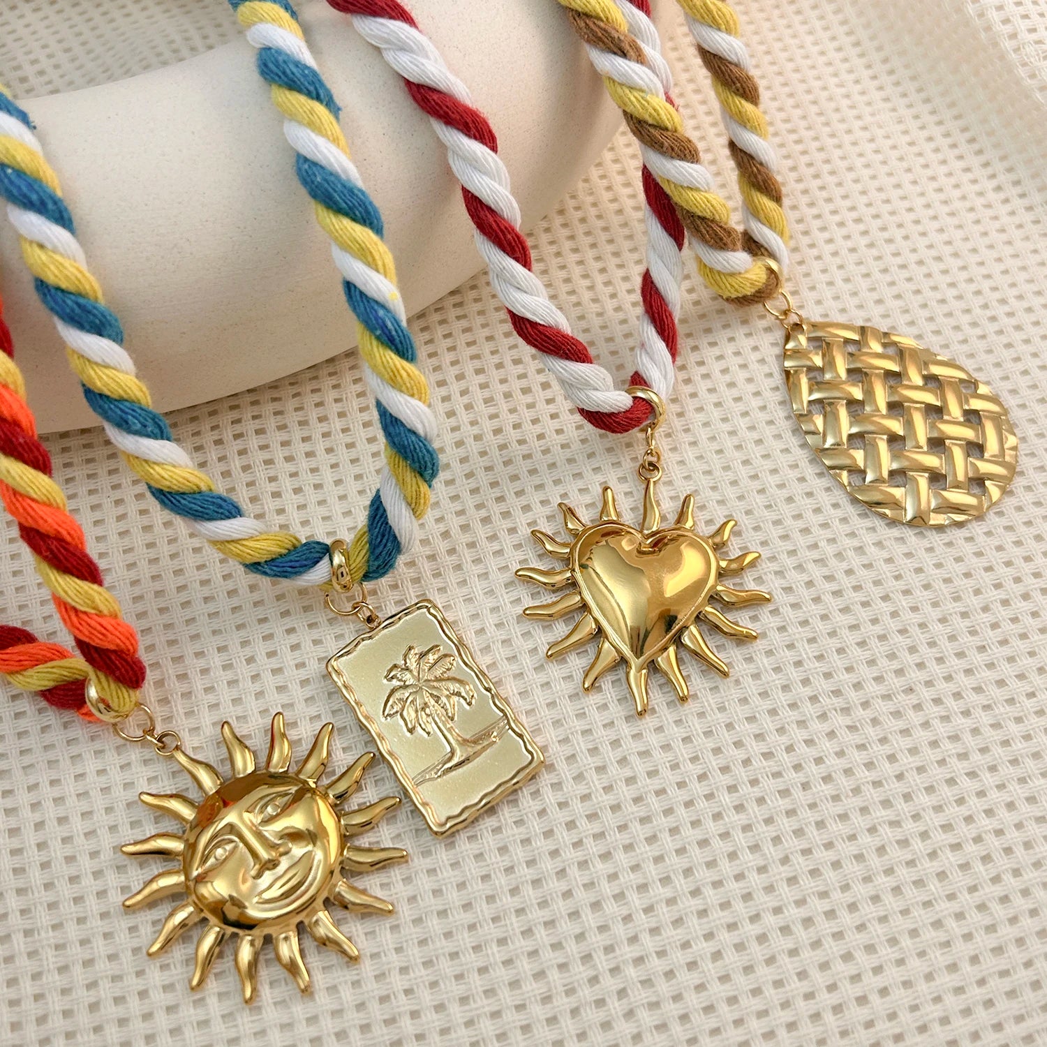 Heart & Sun Necklaces