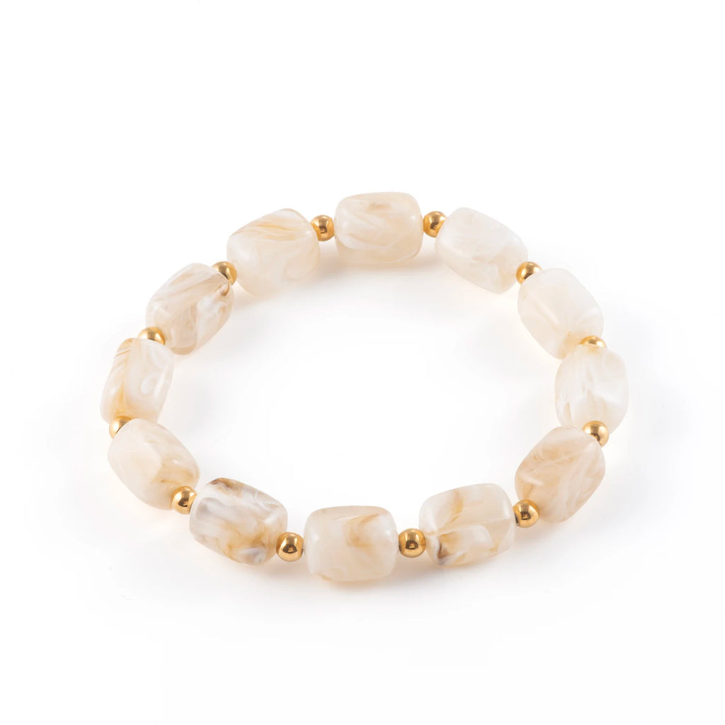 Resin Beads Charm Bracelet