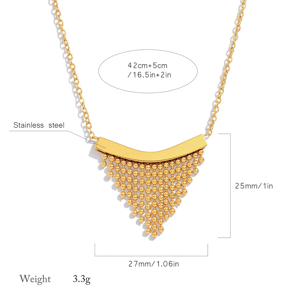 Fashionable tassel pendant Necklace