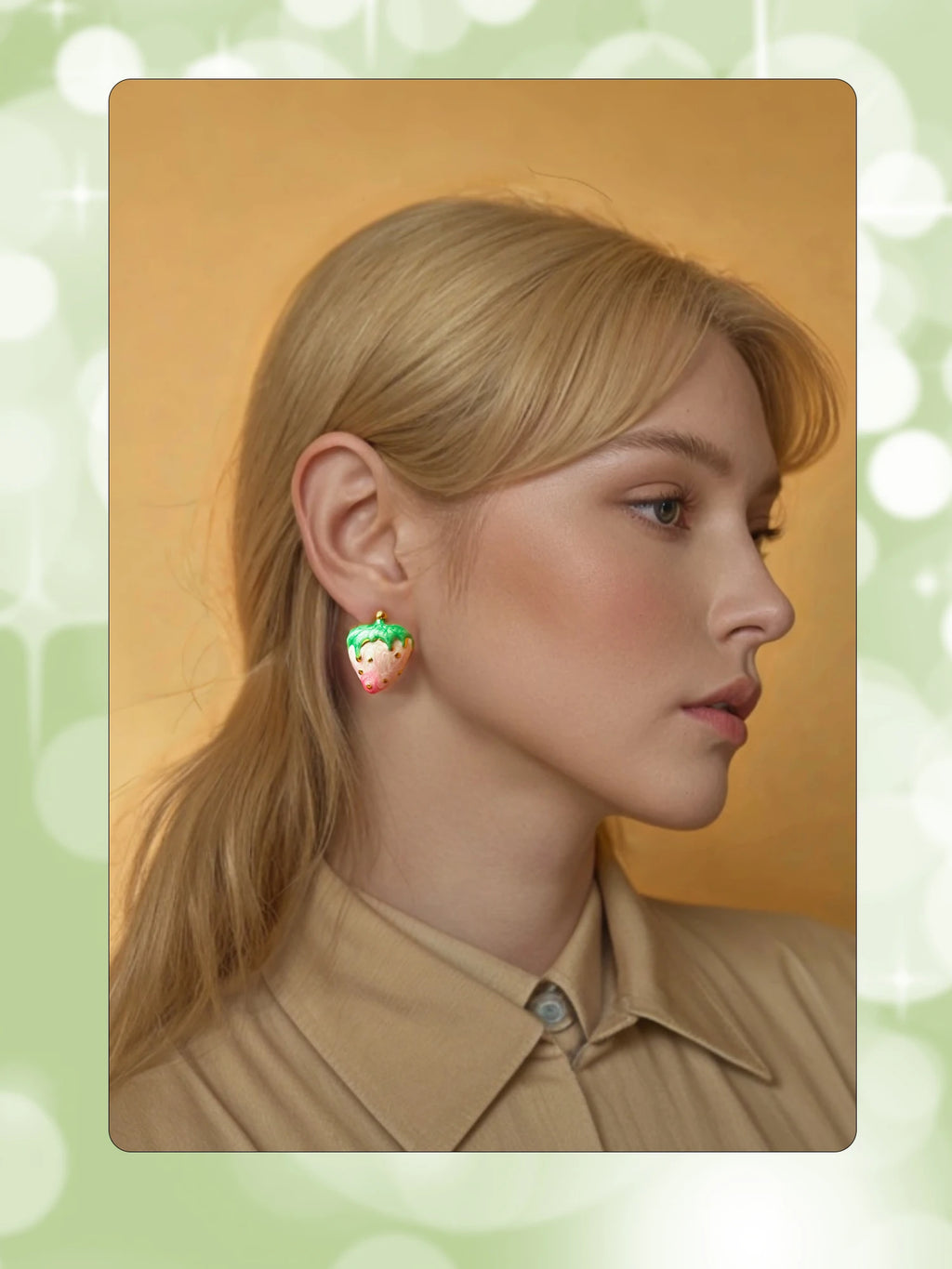 Adorable Strawberry Earrings