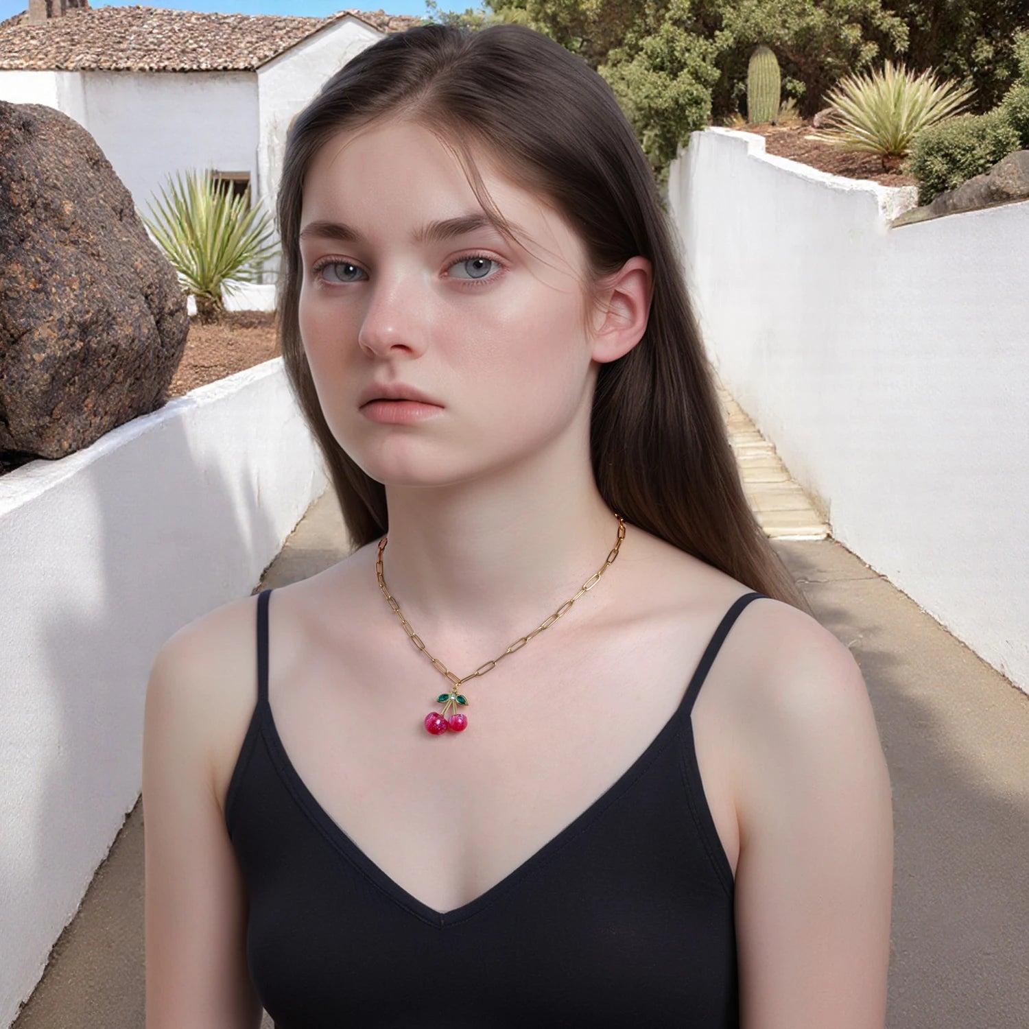 Cherry Charm Necklace