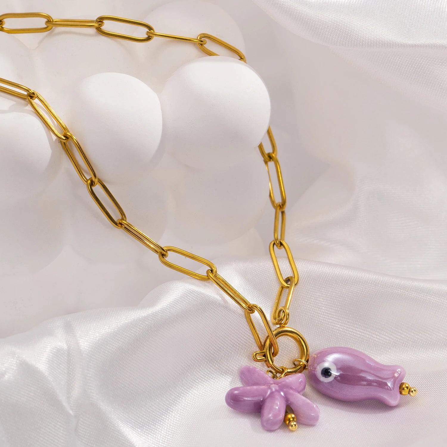 Fish&Starfish Necklace